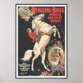 Ringling Bros 1899 CIRCUS POSTER (Voorkant)
