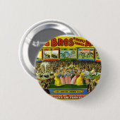 Ringling Bros' / Aviary & Aquarium Ronde Button 5,7 Cm (Voorkant /achterkant)