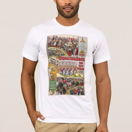 Ringling Bros Circus - Circa 1899 T-shirt (Voorkant)