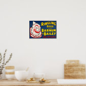 Ringling Bros Circus Clown Poster (Keuken)