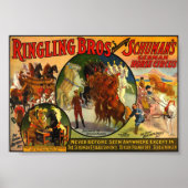 Ringling Bros Circus Poster vintage (Voorkant)