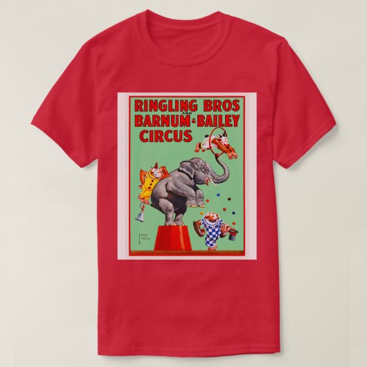 Ringling Bros en Barnum Bailey Circus  Pos T-shirt (Design voorkant)