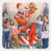 Ringling Bros en Barnum & Bailey Circus Stone Co. Vierkante Sticker (Voorkant)