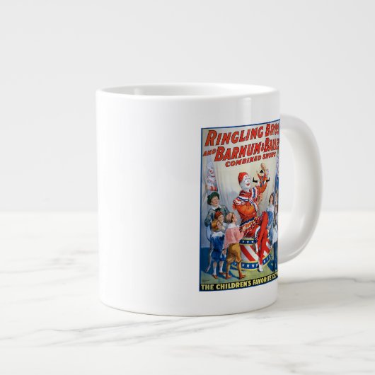 Ringling Bros en Barnum en Bailey Circus Grote Koffiekop (Voorkant rechts)