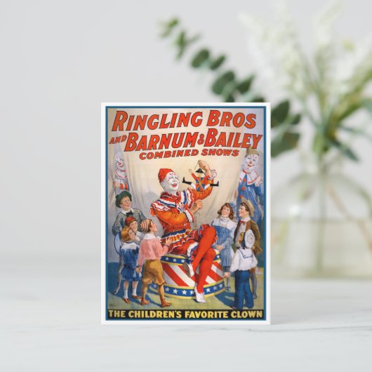 Ringling Bros en Barnum en Bailey Circus Poster Briefkaart (Staand voorkant)