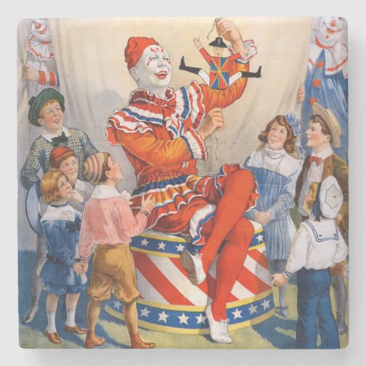 Ringling Bros en Barnum en Bailey Circus Stenen Onderzetter (Voorkant)