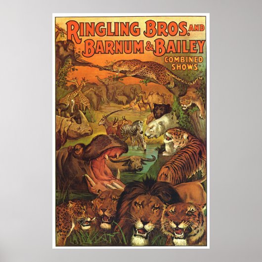 Ringling Bros en Barnum en Bailey Gecombineerde Sh Poster (Voorkant)