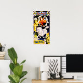 Ringling Bros feat Miss Elena Old American Circus Poster (Thuiskantoor)
