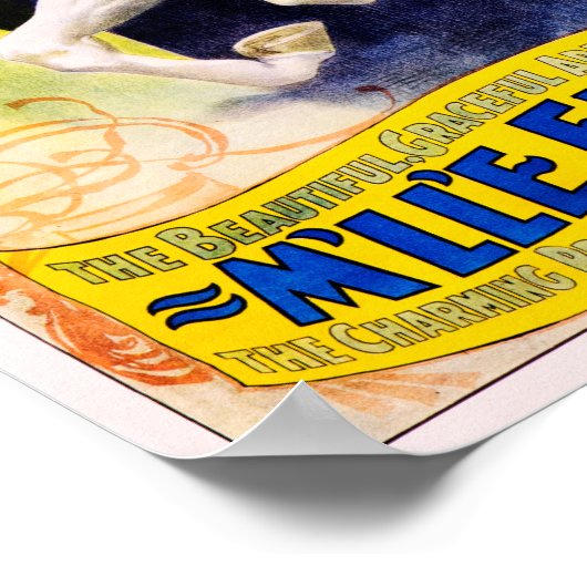 Ringling Bros feat Miss Elena Old American Circus Poster (Hoek)