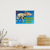 Ringling Bros Greatest Show on Earth Circus Advert Poster (Keuken)