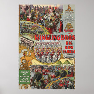 Ringling Bros. grote optocht Poster