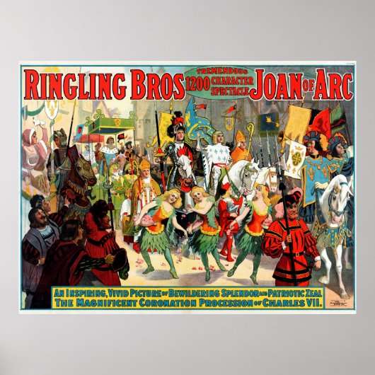 Ringling Bros: Joan of Arc Poster (Voorkant)