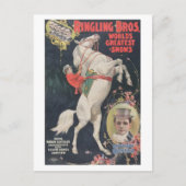 Ringling Bros. - Mevrouw Ada Castello Briefkaart (Voorkant)