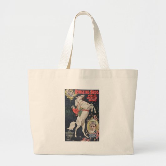 Ringling Bros. - Mevrouw Ada Castello Grote Tote Bag (Voorkant)