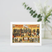 Ringling Bros Pachyderms 1899  olifanten Briefkaart (Staand voorkant)