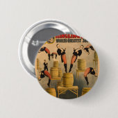 Ringling Bros. / Raschetta Bros. Ronde Button 5,7 Cm (Voorkant /achterkant)