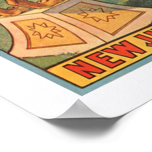 Ringling Brothers Barnum en Bailey Tigers Poster (Hoek)