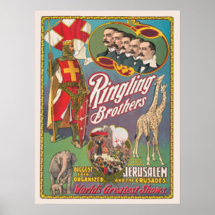  Ringling Brothers Circus Poster