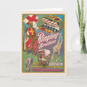 Ringling Brothers Circus Poster Kaart