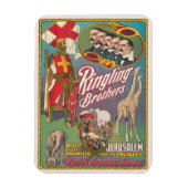  Ringling Brothers Circus Poster Magneet (Verticaal)