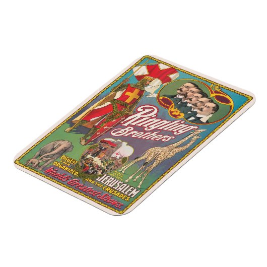 Ringling Brothers Circus Poster Magneet (Linkerzijde)
