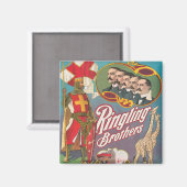  Ringling Brothers Circus Poster Magneet (Voorkant / Achterkant)