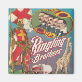  Ringling Brothers Circus Poster Magneet (Voorkant)