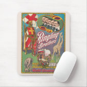  Ringling Brothers Circus Poster Muismat (Met muis)