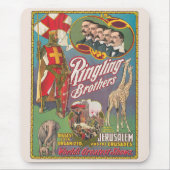  Ringling Brothers Circus Poster Muismat (Voorkant)