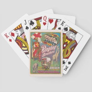  Ringling Brothers Circus Poster Pokerkaarten