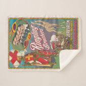 Ringling Brothers Circus Poster Sherpa Deken (Voorkant (horizontaal))