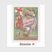  Ringling Brothers Circus Poster Sticker (Vel)