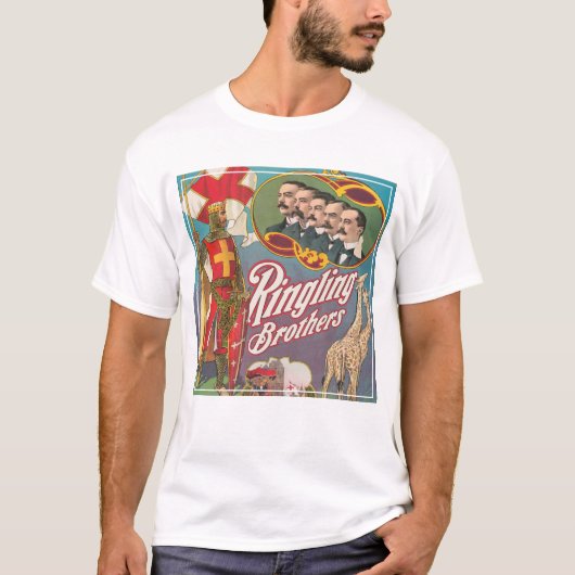 Ringling Brothers Circus Poster T-shirt (Voorkant)