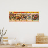 Ringling Brothers Street Carnaval & Grote Nieuwe P Poster (Keuken)