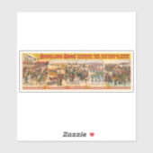 Ringling Brothers Street Carnaval & Grote Nieuwe P Sticker (Vel)