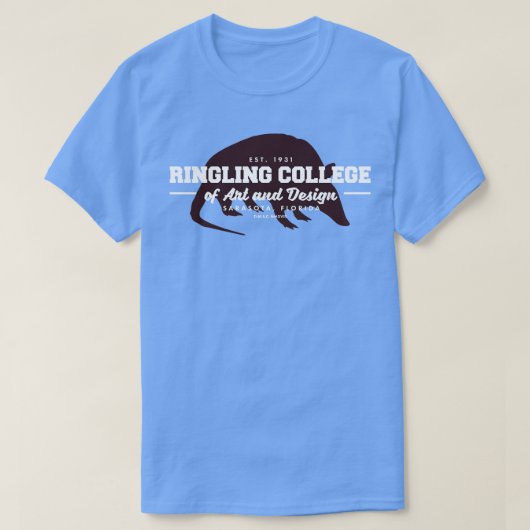 Ringling College of Art and Design Armadillo T-shirt (Design voorkant)