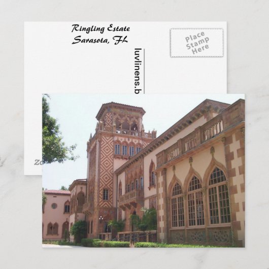 Ringling Estate Briefkaart (Voorkant / Achterkant)