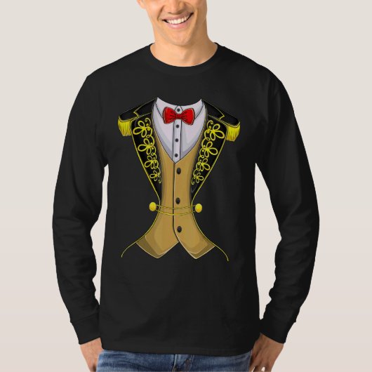 Ringmaster Circus Costume Showman Kinder Mannen Vr T-shirt (Voorkant)