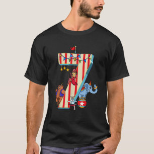 Ringmaster Kinder 7e Verjaardag Carnaval Circus Th T-shirt