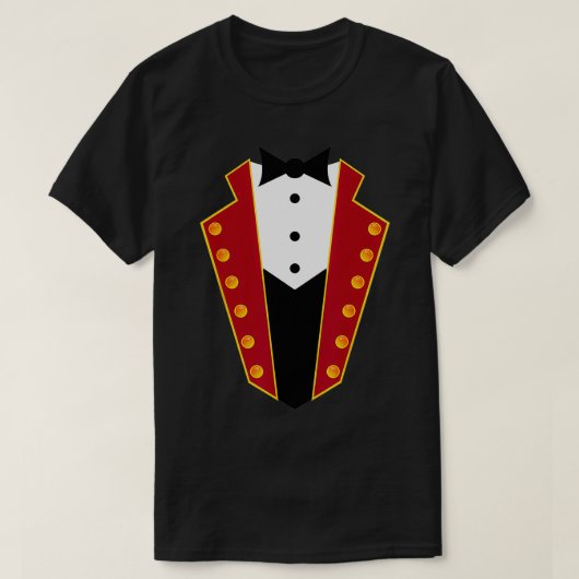 Ringmaster kostuum Circus Showman Party Gift T-shirt (Design voorkant)