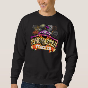 Ringmaster leraar Circus carnival terug naar schoo Trui