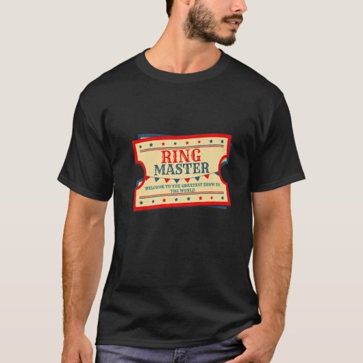 Ringmaster Teacher Personeel Evenement Veiligheid T-shirt (Voorkant)