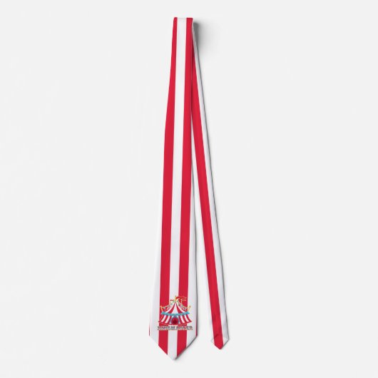 ringmeester, carnaval of Circus Necktie Stropdas (Voorkant)