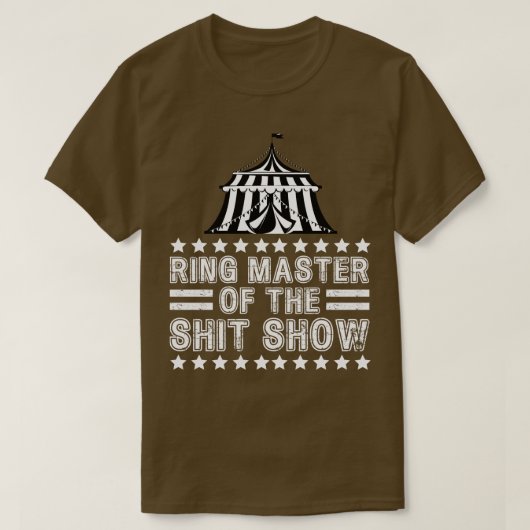 Ringmeester van het show 8 t-shirt (Design voorkant)