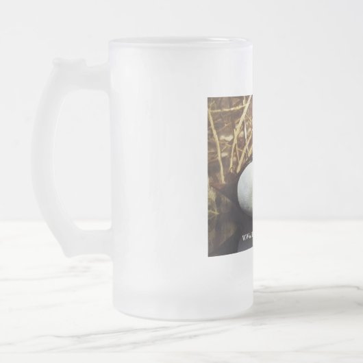 RINGNECKCALLSADDY - Gepersonaliseerd Matglas Bierpul (Links)