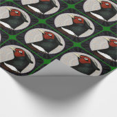 Ringnek Fasant Cirkel Cadeaupapier (Hoek)