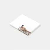 Ringnek fazant foto 4x3 notities post-it® notes (Schuin)