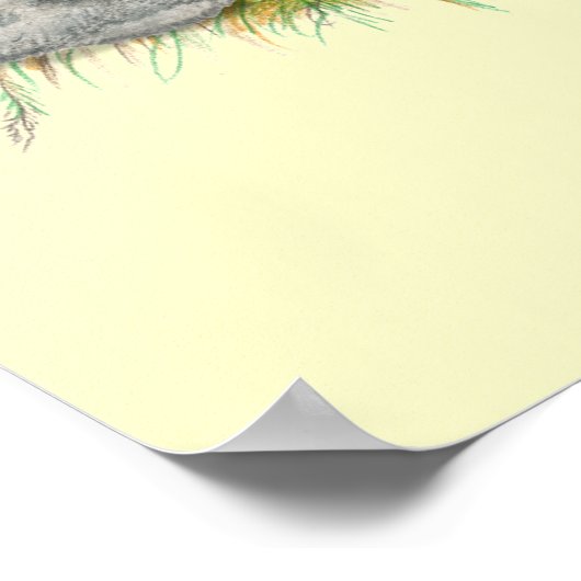 Ringnek Pheasant Familie Poster (Hoek)