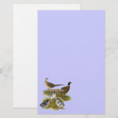 Ringnek Pheasant Family Briefpapier (Voorkant / Achterkant)