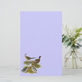 Ringnek Pheasant Family Briefpapier (Staand voorkant)